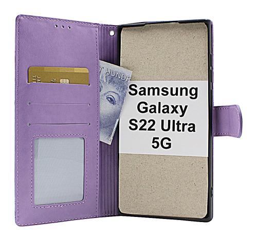 Flower Standcase Wallet Samsung Galaxy S22 Ultra 5G (SM-S908B/DS)