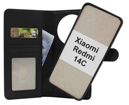 Skimblocker Xiaomi Redmi 14C Magnet Plånboksfodral