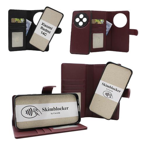 Skimblocker Xiaomi Redmi 14C Magnet Plånboksfodral