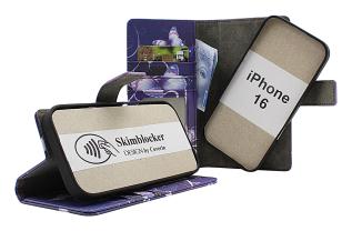 Skimblocker iPhone 16 Magnet Plånboksfodral Design