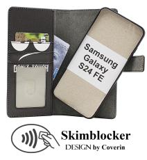 Skimblocker Samsung Galaxy S24 FE Magnet Plånboksfodral Design