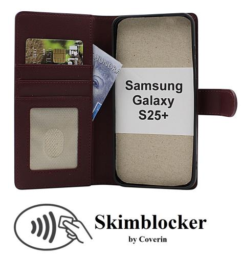 Skimblocker Samsung Galaxy S24+ / S25+ 5G Magnet Plånboksfodral