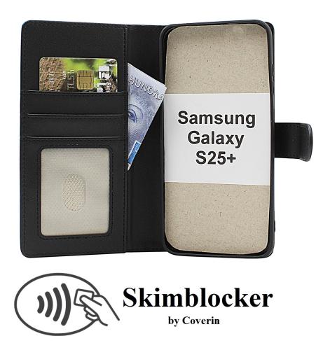 CoverinSkimblocker Samsung Galaxy S24+ / S25+ 5G Magnet Plånboksfodral