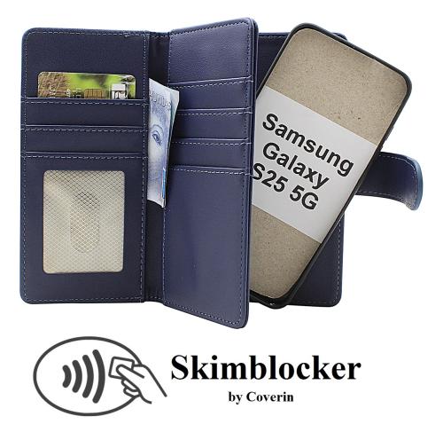 Skimblocker Samsung Galaxy S25 XL Magnet Plånboksfodral