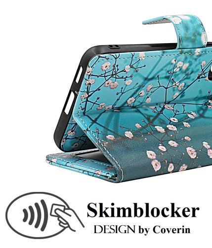 CoverinSkimblocker Samsung Galaxy S24 5G Magnet Plånboksfodral Design