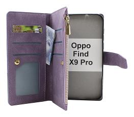 XL Oppo Find X9 Pro Lyx Pl&aring;nboksfodral