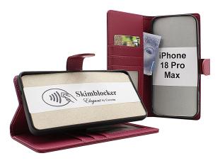 Skimblocker iPhone 18 Pro Max Pl&aring;nboksfodral
