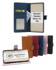 Skimblocker Xiaomi Redmi Note 14 4G Pl&aring;nboksfodral