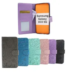 billigamobilskydd.seFlower Standcase Wallet Samsung Galaxy A33 5G (A336B)