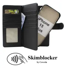 CoverinSkimblocker iPhone 15 Plus XL Magnet Plånboksfodral