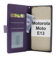 Zipper Standcase Wallet Motorola Moto E13