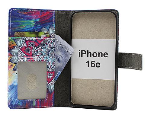 CoverinSkimblocker iPhone 16e Magnet Plånboksfodral Design