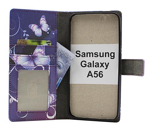 CoverinSkimblocker Samsung Galaxy A56 Magnet Plånboksfodral Design