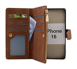 XL iPhone 16 Lyx Plånboksfodral