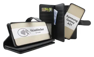 Skimblocker Samsung Galaxy A51 XL Magnet Pl&aring;nboksfodral