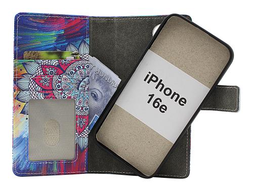 CoverinSkimblocker iPhone 16e Magnet Plånboksfodral Design