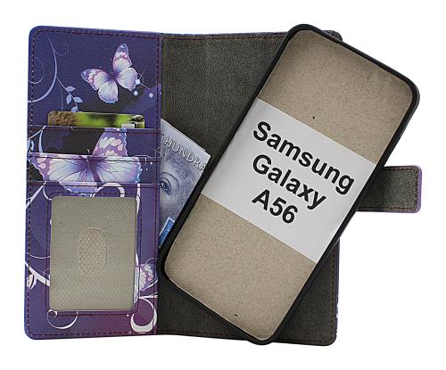 CoverinSkimblocker Samsung Galaxy A56 Magnet Plånboksfodral Design
