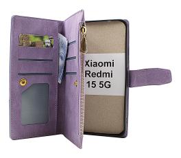 XL Xiaomi Redmi 15 5G Lyx Pl&aring;nboksfodral