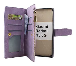 XL Xiaomi Redmi 15 5G Lyx Pl&aring;nboksfodral