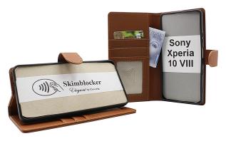 Skimblocker Sony Xperia 10 VIII Pl&aring;nboksfodral