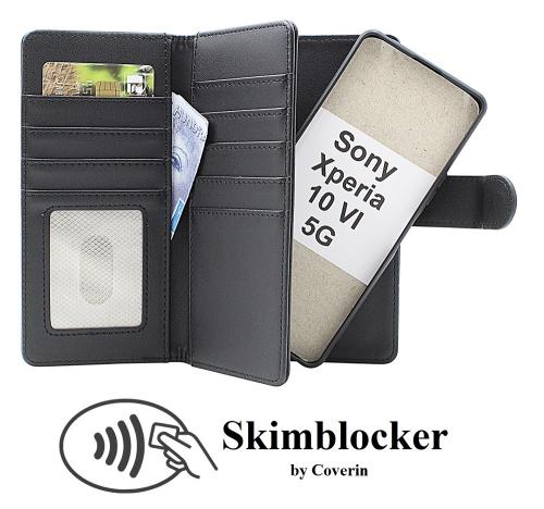 Skimblocker Sony Xperia 10 VI 5G XL Magnet Plånboksfodral