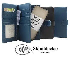 Skimblocker Sony Xperia 10 VI 5G XL Magnet Pl&aring;nboksfodral