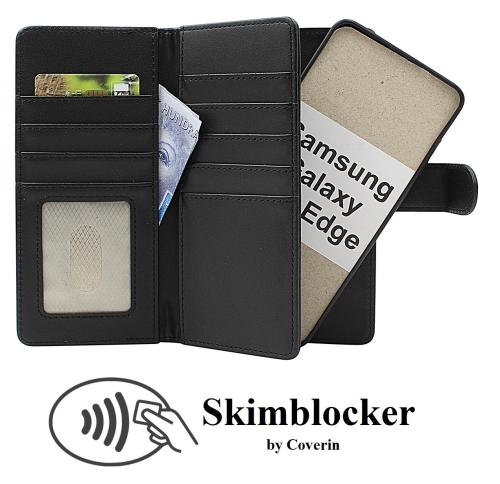 Skimblocker Samsung Galaxy S25 Edge XL Magnet Plånboksfodral
