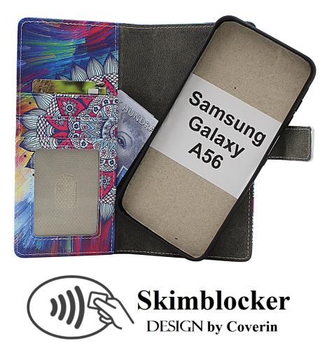 Skimblocker Samsung Galaxy A56 Magnet Plånboksfodral Design
