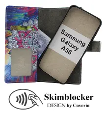 CoverinSkimblocker Samsung Galaxy A56 Magnet Plånboksfodral Design