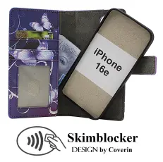 CoverinSkimblocker iPhone 16e Magnet Plånboksfodral Design