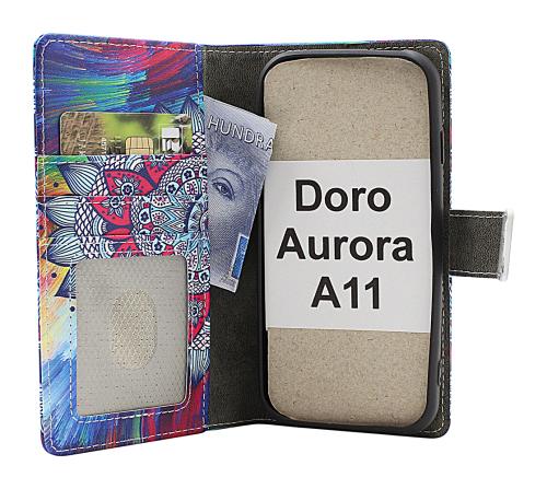 Skimblocker Doro Aurora A11 Magnet Plånboksfodral Design
