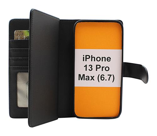 Skimblocker iPhone 13 Pro Max XL Magnet Plånboksfodral