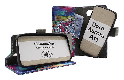 Skimblocker Doro Aurora A11 Magnet Plånboksfodral Design