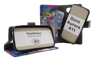 Skimblocker Doro Aurora A11 Magnet Plånboksfodral Design