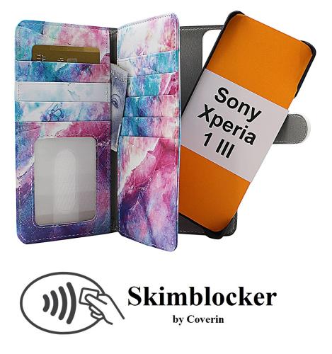 CoverinSkimblocker XL Magnet Designwallet Sony Xperia 1 III (XQ-BC52)