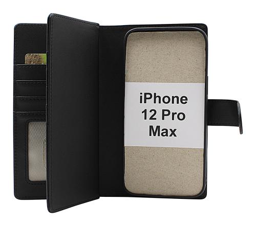 Skimblocker iPhone 12 Pro Max (6.7) XL Magnet Plånboksfodral