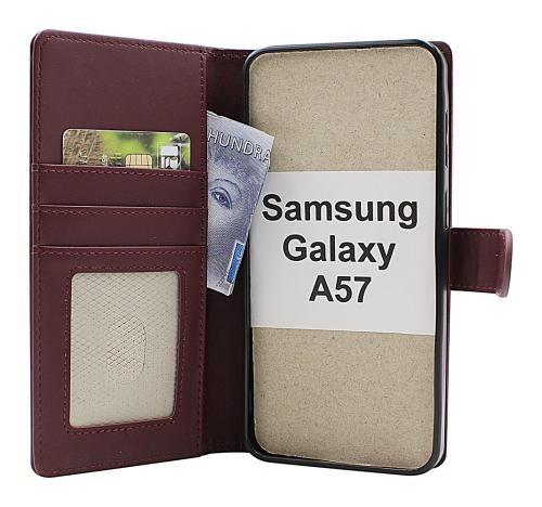 Skimblocker Samsung Galaxy A57 5G Magnet Plånboksfodral