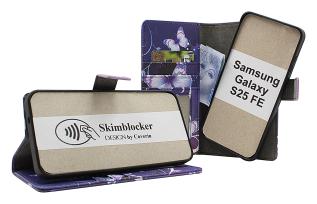 Skimblocker Samsung Galaxy S25 FE Magnet Plånboksfodral Design