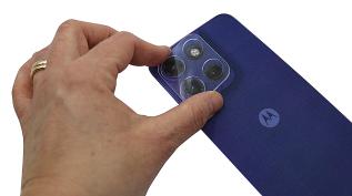 H&auml;rdat kameraglas Motorola Moto G17 / G17 Power