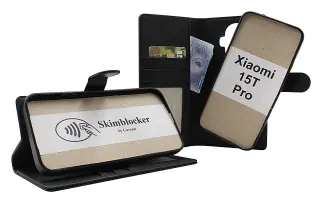 Skimblocker Xiaomi 15T Pro Magnet Plånboksfodral