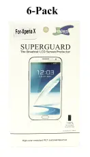 6-Pack Skärmskydd Sony Xperia X (F5121)