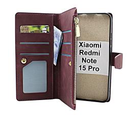 XL Xiaomi Redmi Note 15 Pro Lyx Pl&aring;nboksfodral
