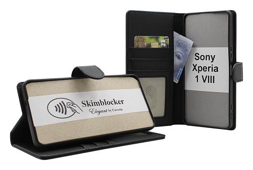 Skimblocker Sony Xperia 1 VIII Plånboksfodral