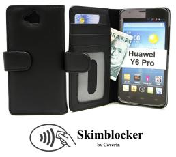 CoverinSkimblocker Plånboksfodral Huawei Y6 Pro (TIT-L01)