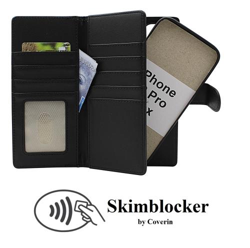 Skimblocker iPhone 12 Pro Max (6.7) XL Magnet Plånboksfodral