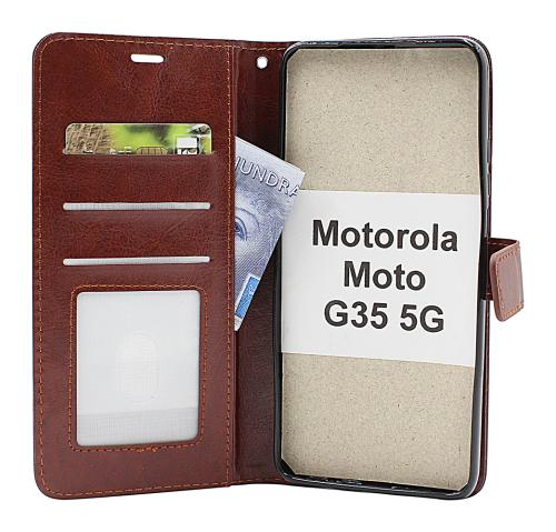 billigamobilskydd.seCrazy Horse Motorola Moto G35 5G Plånboksfodral