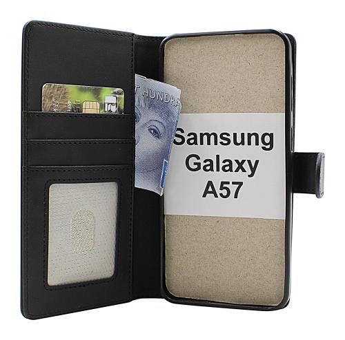 Skimblocker Samsung Galaxy A57 5G Magnet Plånboksfodral