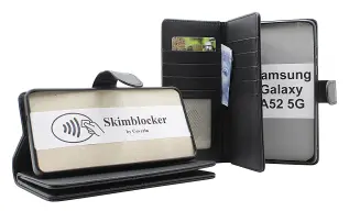 Skimblocker Samsung Galaxy A52 5G XL Pl&aring;nboksfodral
