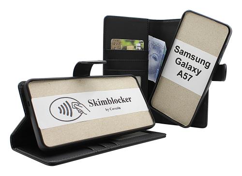 Skimblocker Samsung Galaxy A57 5G Magnet Plånboksfodral