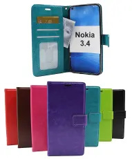 Crazy Horse Wallet Nokia 3.4